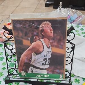 NBA HOOPS LARRY BIRD ACTION PHOTOS 8x10 CARD PICTURE BRAND NEW SEALED